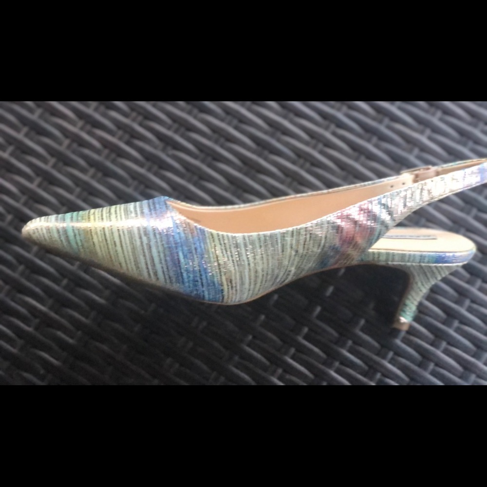 Alex Marie Gold Metallic Pumps